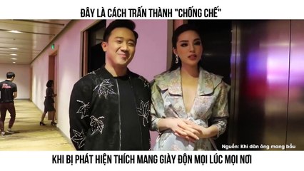 Chết cười với cách Trấn Thành bào chữa khi bị phát hiện thích mang giày độn