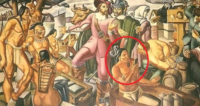 90 Yıllık Tabloda Cep Telefonu Benzeri Bir Cisim Tutan Adam Tartışmalara Yol Açtı