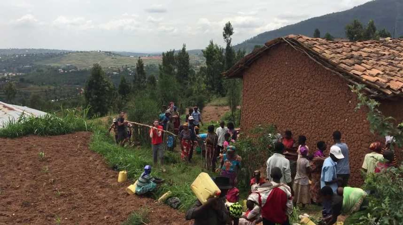Construction d'une maison au Rwanda
