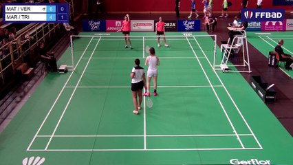 CDF Jeunes 2018 - DD U17 - 1/2F - MATHIEU/VERCELOT / MARTINEZ/TRIGONA