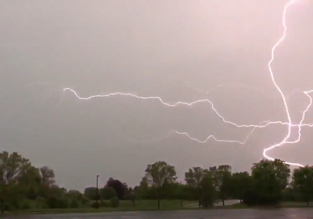 Lightning Strikes Seen in Pennsylvania as Storms Batter US Northeast