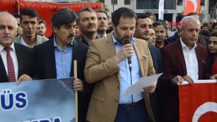 Hakkari'de ABD ve İsrail Protesto Edildi