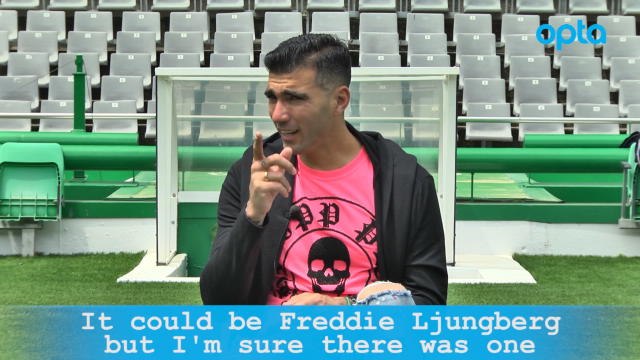 Reyes recalls career highlights when taking the Opta Quiz