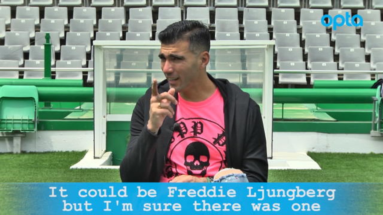 Reyes recalls career highlights when taking the Opta Quiz