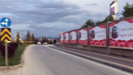 Kastamonu'da reklam panoları görenleri şaşırttı