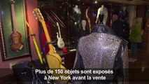 Guitares et autres objets de Prince aux enchères