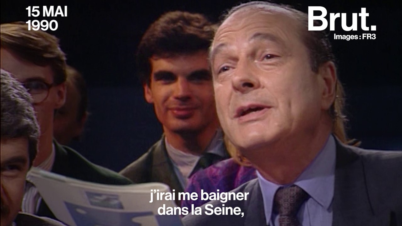 Quand Jacques Chirac promettait de se baigner d...