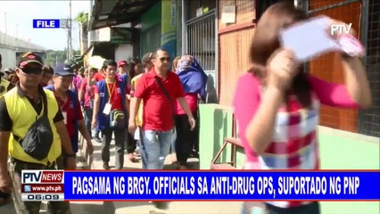 Pagsama ng brgy. officials sa anti-drug ops, suportado ng PNP