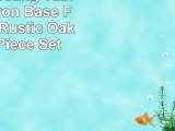 Coaster Nesting Tables Black Iron Base Frame with Rustic Oak Wood 3Piece Set
