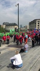 Manifestation contre la réforme des pensions