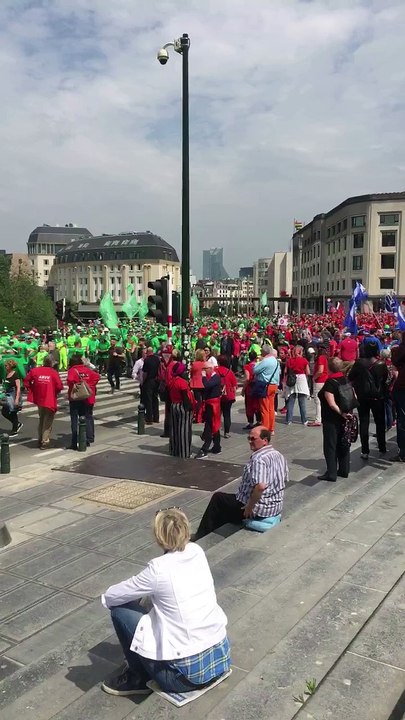 Manifestation contre la réforme des pensions