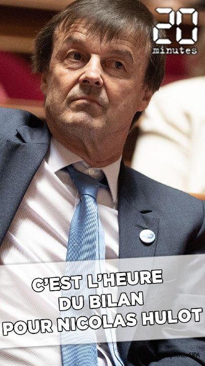 C'est l'heure du bilan pour Nicolas Hulot