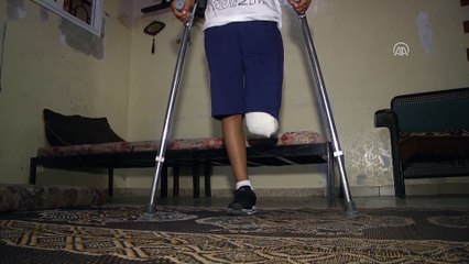 'Bacağımı kaybedecek hangi suçu işledim?' - GAZZE