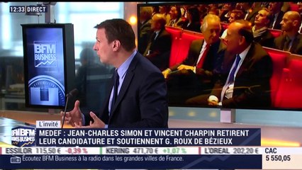Jean-Charles Simon et Vincent Chaprin retirent leur candidature à la présidence du Medef - 16/05