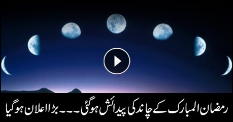 Important information about birth of Ramazan moon
