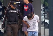 Guayaquil: tres sujetos fueron capturados al intentar robar las mochilas de estudiantes al salir de clases