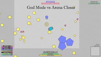 GOD MODE vs ARENA CLOSER | SANDBOX MODE | diep.io