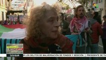 Argentinos se movilizan en solidaridad con el pueblo palestino