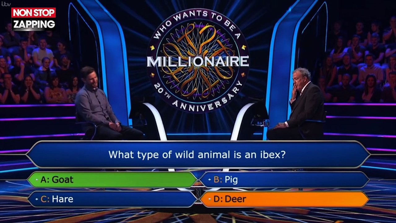 Gros moment de gêne sur le plateau de "Qui veut gagner des millions ?" en Grande-Bretagne (Vidéo)