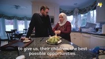 AJ  producer Omar goes home to Boston to interview his immigrant Syrian parents about raising their kids as Americans while preserving their language and cultur