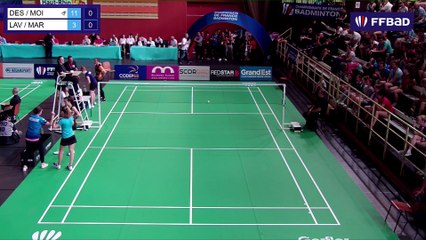 CDF Jeunes 2018 - DD U19 - 1/4F - DESMONS/MOINARD / LAVENANT/MARQUER