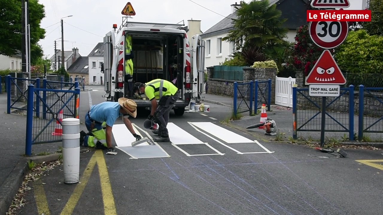 Quimperlé. Les passages piétons prennent du volume