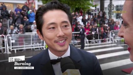 Yeun Steven "C'est un  honneur, j'ai beaucoup de chance d'être ici" - Cannes 2018