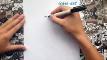 Como dibujar a sub zero | how to draw sub zero from mortal kombat