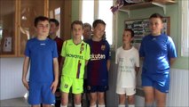 PRESENTATION DE L' ES MONTILLIERS par les Jeunes de l'école de Foot