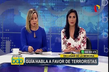 Congresista Donayre denuncia apología al terrorismo en Lugar de la Memoria