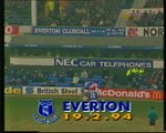 Everton - Arsenal 19-02-1994 Premier League