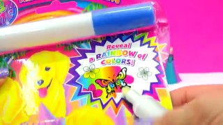 Disney Frozen + Lisa Frank Imagine Ink Rainbow Color Change Pen Art Book with Surprise Pictures