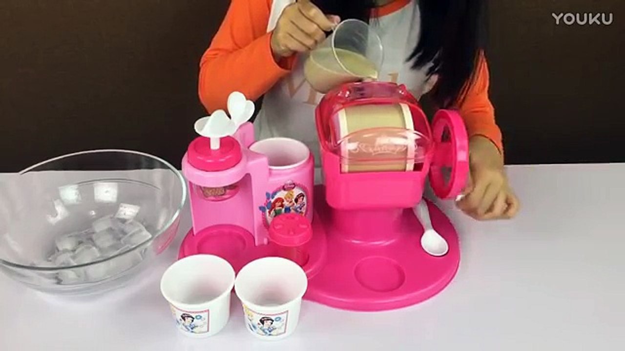 迪士尼冰激凌机之美味咖啡牛奶冰激凌 新魔力玩具学校食玩, new molly toy school