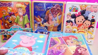 Learn Colors With Coloring Toys Scooby Doo, Beauty vesves the Beast, Tsum Tsum, Princesses, Pep