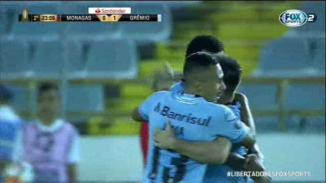 Monagas 1x2 Grêmio 2 tempo completo libertadores 2018
