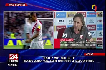 Ricardo Gareca: “Sanción contra Guerrero es totalmente injusta”