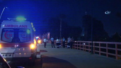 Ekmek bıçağı ile önce kendine zarar verdi sonra nehre atlamak istedi