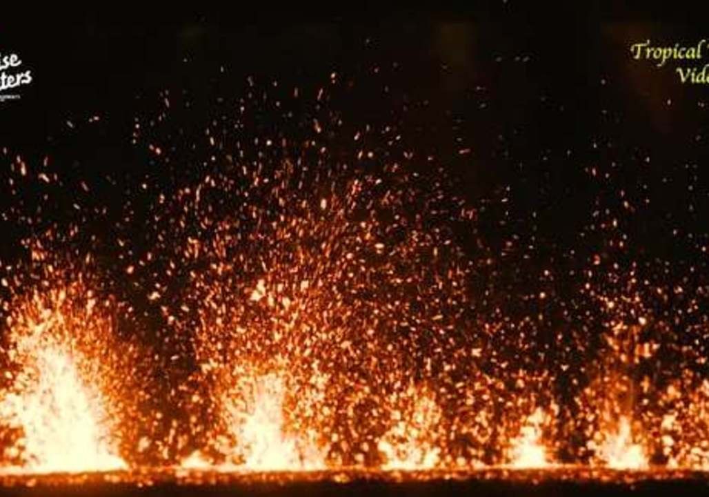Aerial Footage Shows Active Lava Flows in Puna, Hawaii