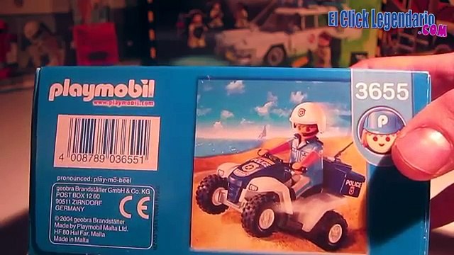 Vídeos de playmobil policía en español Vehículos policiales (3655-4023-4260-4262-4266-4267-5974)