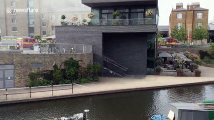 Fire breaks out at pub in popular King's Cross square