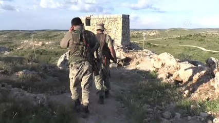 Güvenlik Korucularının Bin 100 Rakımlı Tepede İlk İftarı