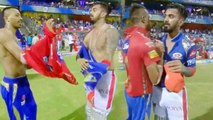 IPL 2018: KL Rahul and Hardik Pandya Exchanges their Jersey After MI vs KXIP match | वनइंडिया हिंदी