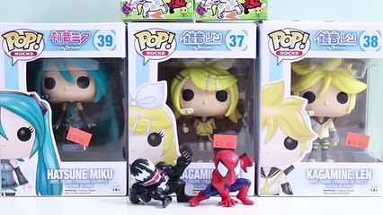 Funko Pop Vocaloid Miku, Rin & Len - Unicornos Series 3 - Spider-man