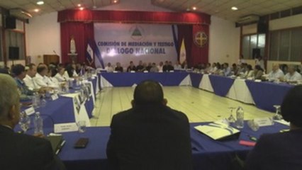 Gobierno nicaragüense acuerda detener actos de violencia y tregua de dos días