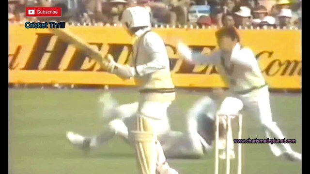 Funny Helmet and Strange Efforts of Rodney Marsh Never Seen Before This Ist Test vs WI in 1981-821