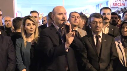 İçişleri Bakanı Süleyman Soylu Van'da