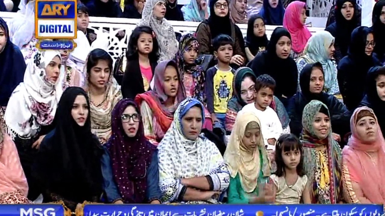 Shan-e-Sehr – Segment: – Middath-e-Rasool (S.A.W.W.) – 17th May 2018