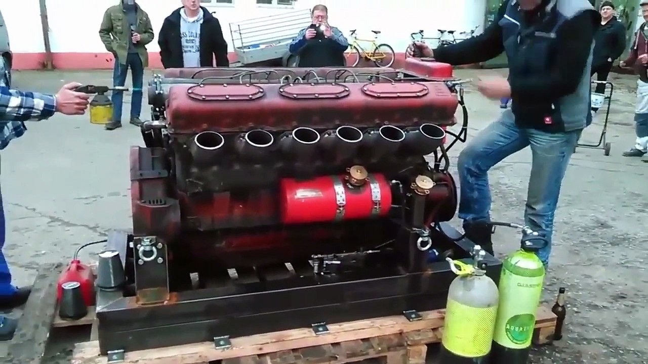 Big Engines Starting Up