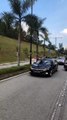Earlier, @Dr. Mahathir bin Mohamad arrives at the National Palace in his car, with Proton 2020 plate.