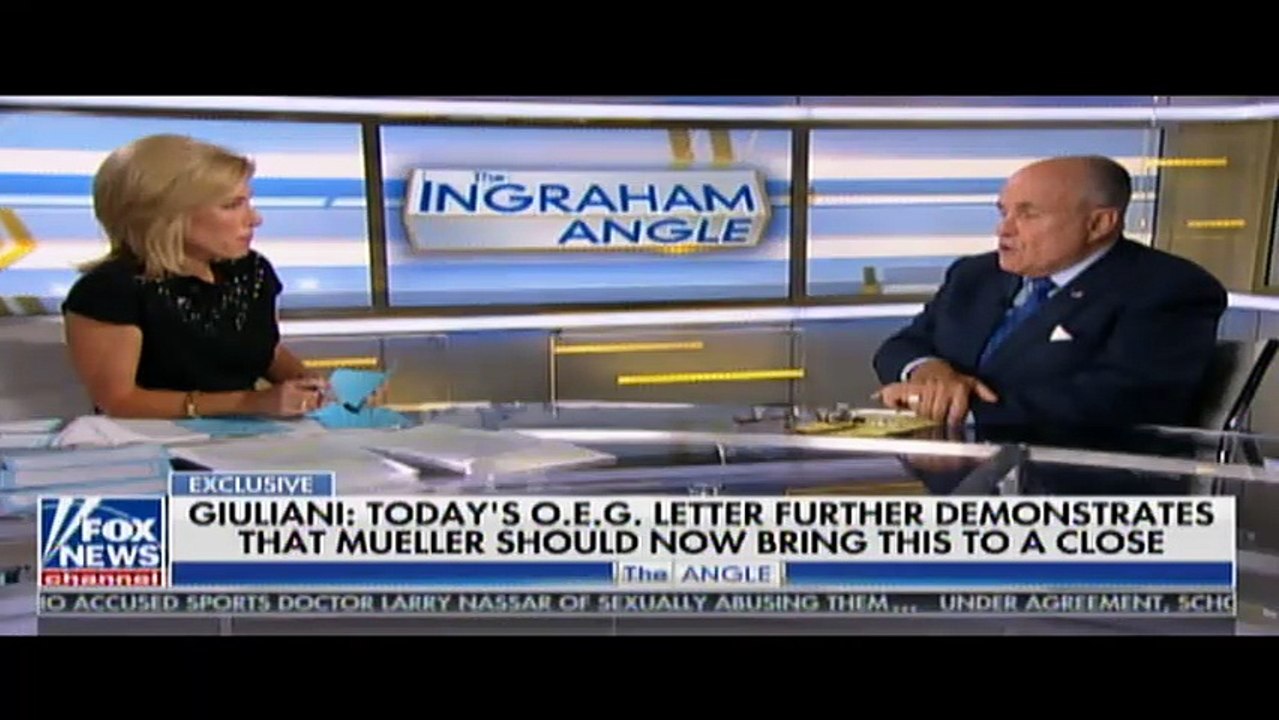 Rudy Giuliani warns Mueller doesn't seem to realize 'they're interfering with things that are much bigger than them'